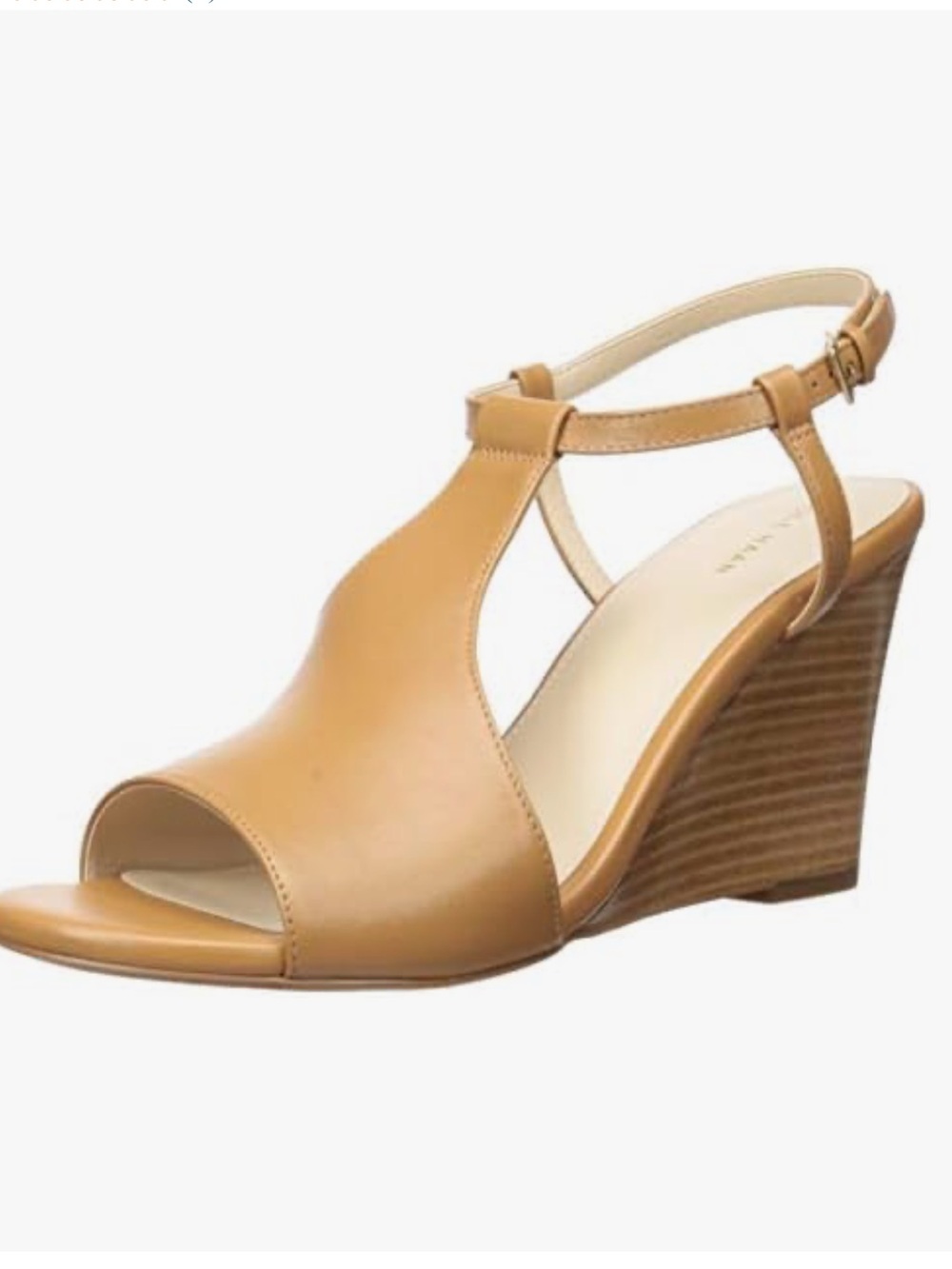 Cole Haan Maddie Black Open-Toe Slingback Sandals